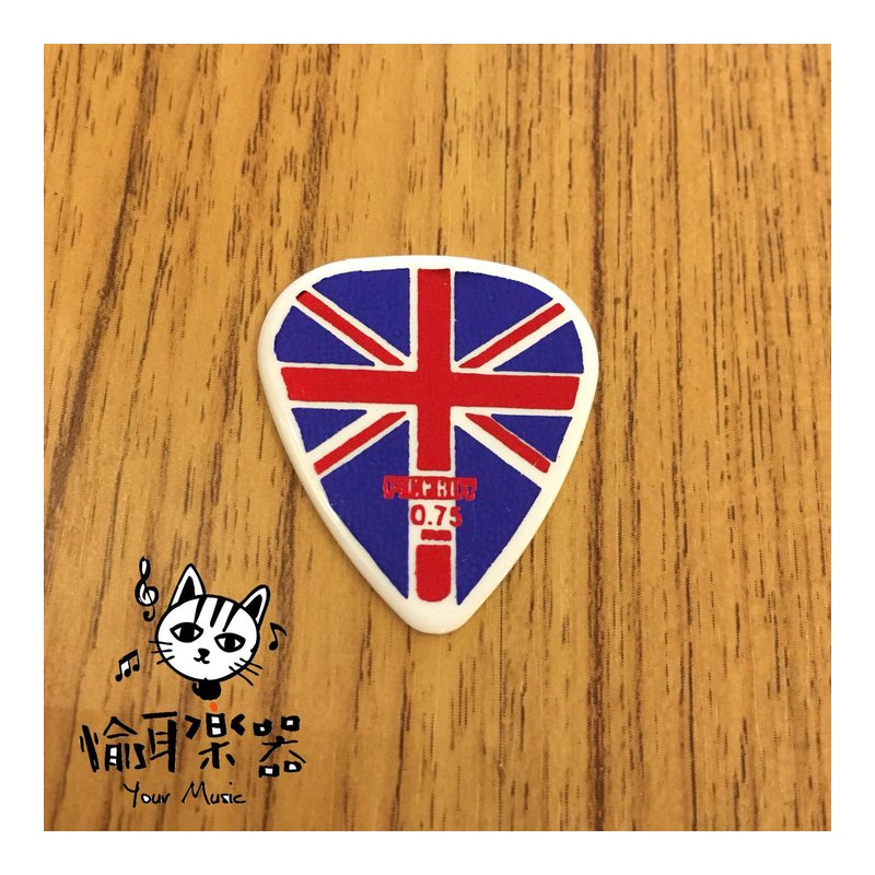 ♪Your Music 愉耳樂器♪PICKBOY 滿版英國國旗pick 吉他 烏克麗麗匹0.75mm PICKBOY 滿版英國國旗pick 吉他 烏克麗麗匹0.75mm — 三峽烏克麗麗