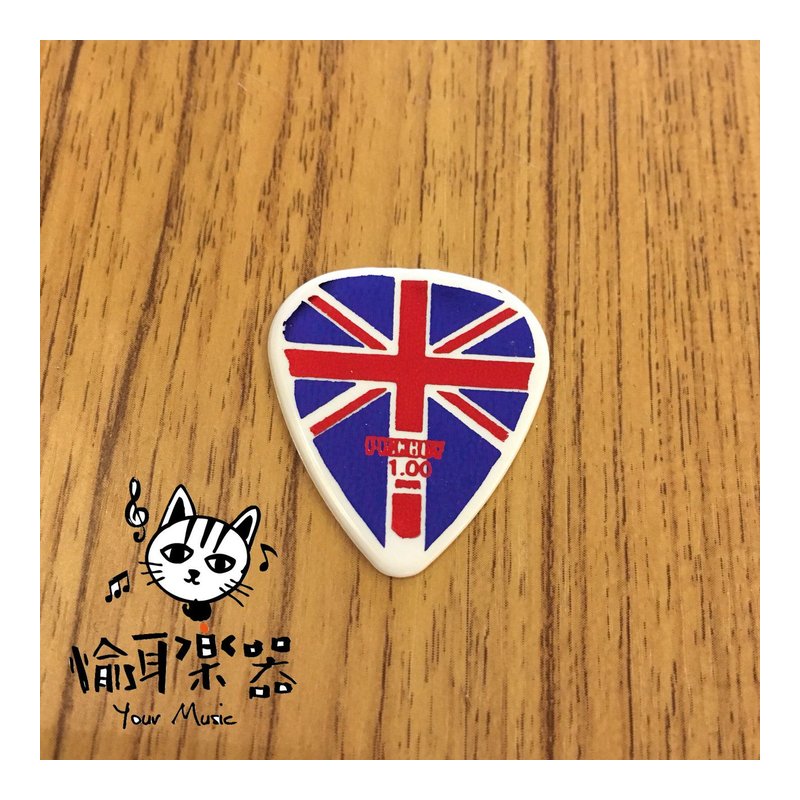 ♪Your Music 愉耳樂器♪PICKBOY 滿版英國國旗pick 吉他 烏克麗麗匹1.00mm PICKBOY 滿版英國國旗pick 吉他 烏克麗麗匹1.00mm — 三峽烏克麗麗