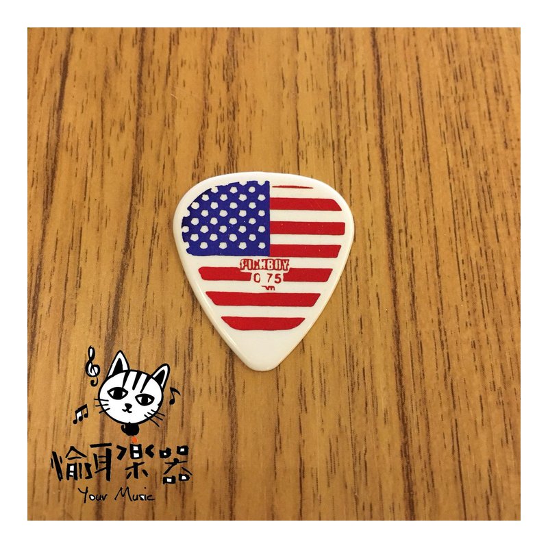 ♪Your Music 愉耳樂器♪PICKBOY 滿版美國國旗pick 吉他 烏克麗麗匹0.75mm PICKBOY 滿版美國國旗pick 吉他 烏克麗麗匹0.75mm — 三峽烏克麗麗