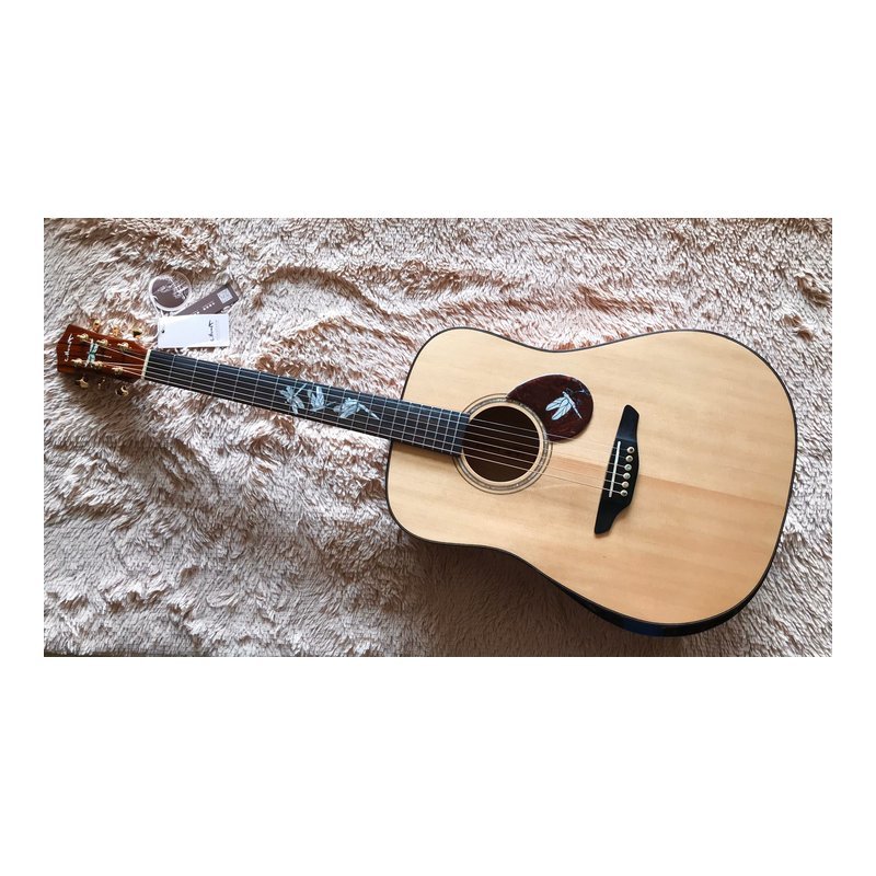 ♪ Your Music 愉耳樂器♪c.Monet莫奈吉他Dragonfly蜻蜓 西提卡桃花心全單民謠吉他D桶 c.Monet莫奈吉他Dragonfly蜻蜓 西提卡桃花心全單民謠吉他D桶 — 三峽吉他 / Bass