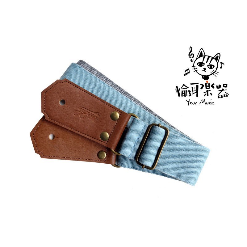 Your Music 愉耳樂器♪Veelah 新款帆布背帶 吉他背帶 質感上市 藍綠色 Veelah 新款帆布背帶 吉他背帶 質感上市 藍綠色 — 三峽配件 / 週邊