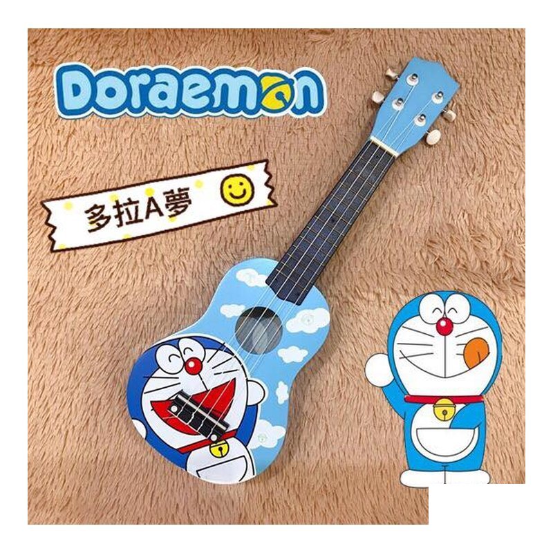 ♪ Your Music 愉耳樂器♪新手入門 可愛卡通彩色21吋烏克麗麗-多拉A夢款 附琴袋匹克 新手入門 可愛卡通彩色21吋烏克麗麗-多拉A夢款 附琴袋匹克 — 三峽烏克麗麗