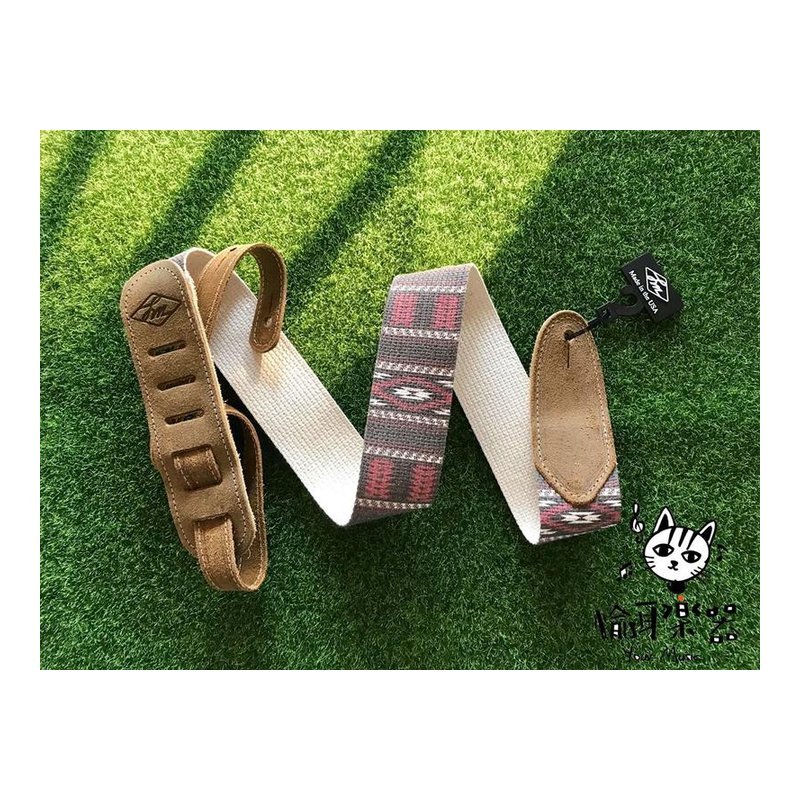 ♪ Your Music 愉耳樂器♪美國製 LM 麂皮拼布背帶吉他背帶 southwest print SW-18 美國製 LM 麂皮拼布背帶吉他背帶 southwest print SW-18 — 三峽配件 / 週邊