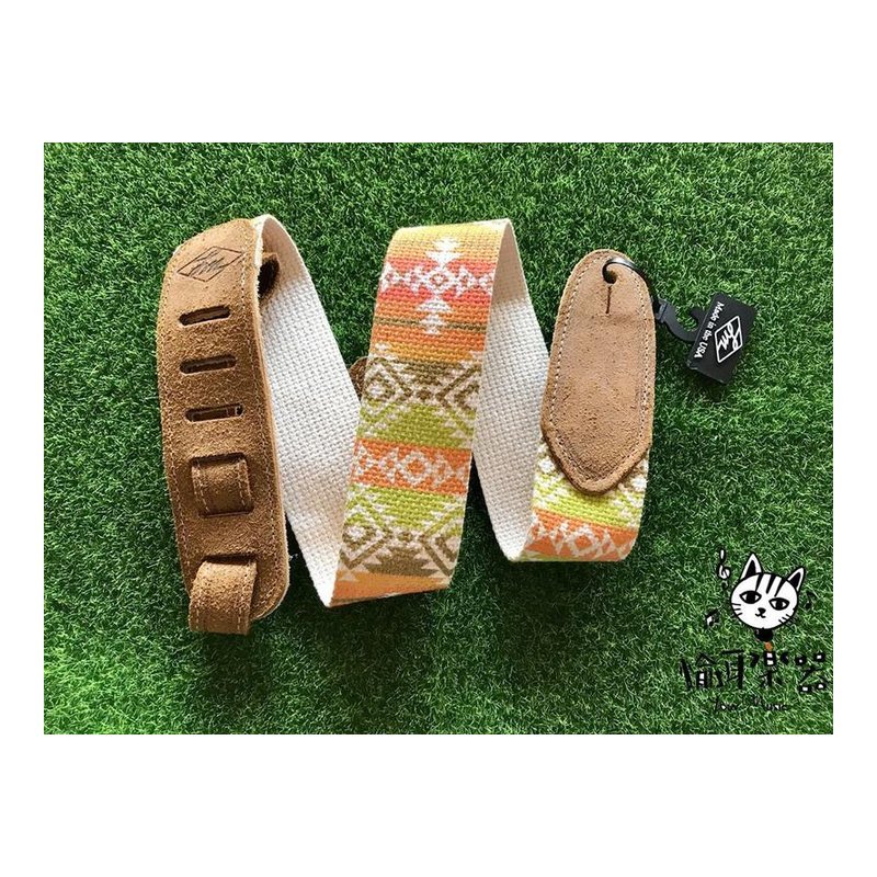 ♪ Your Music 愉耳樂器♪美國製 LM 麂皮拼布背帶吉他背帶 southwest print SW-17 美國製 LM 麂皮拼布背帶吉他背帶 southwest print SW-17 — 三峽配件 / 週邊