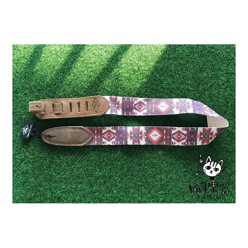 ♪ Your Music 愉耳樂器♪美國製 LM 麂皮拼布背帶吉他背帶 southwest print SW-8 美國製 LM 麂皮拼布背帶吉他背帶 southwest print SW-8 — 三峽配件 / 週邊