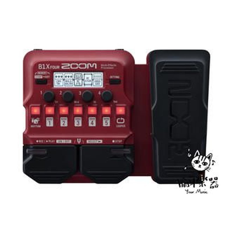 ♪ Your Music 愉耳樂器♪ZOOM B1X FOUR 電貝斯效果器  綜合效果器 ZOOM B1X FOUR 電貝斯效果器 綜合效果器 — 三峽吉他 / Bass