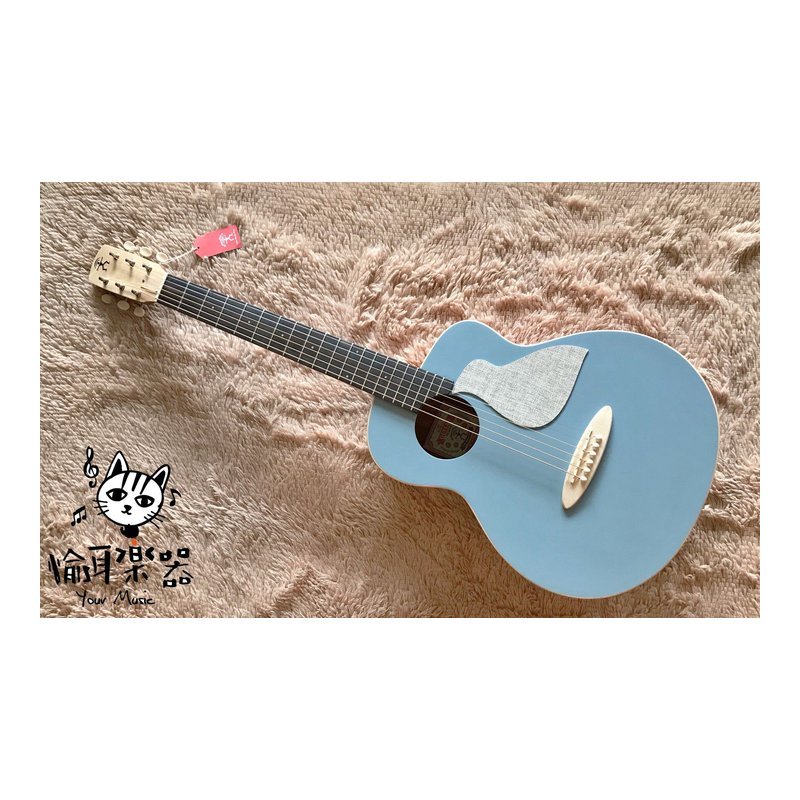 ♪ Your Music 愉耳樂器♪ aNueNue 新款 MC彩琴系列MC10-BA 36吋阿羅納藍面單民謠吉他原聲款 aNueNue 新款 MC彩琴系列MC10-BA 36吋阿羅納藍面單民謠吉他原聲款 — 三峽吉他 / Bass