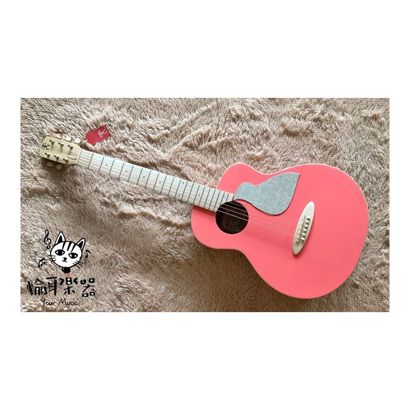 ♪ Your Music 愉耳樂器♪ aNueNue新款MC彩琴系列MC10-LC 36吋活珊瑚橘面單民謠吉他原聲款 aNueNue新款MC彩琴系列MC10-LC 36吋活珊瑚橘面單民謠吉他原聲款 — 三峽吉他 / Bass