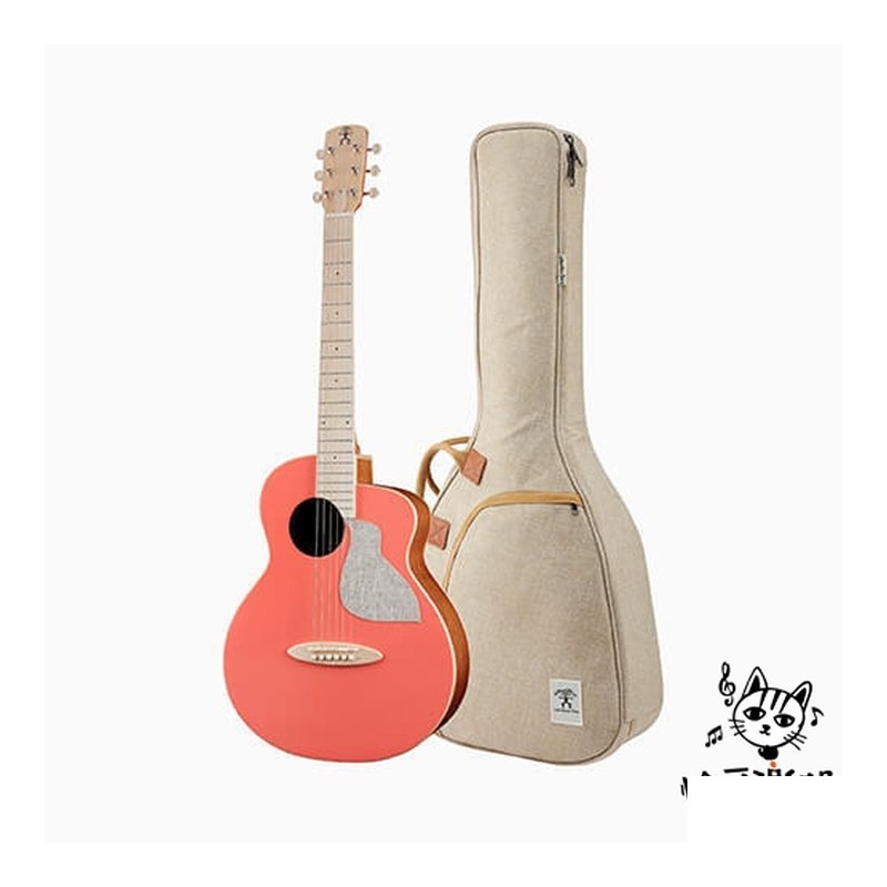 ♪ Your Music 愉耳樂器♪ aNueNue MC彩琴系列MC10-LCE 36吋活珊瑚橘面單民謠吉他接電款 aNueNue MC彩琴系列MC10-LCE 36吋活珊瑚橘面單民謠吉他接電款 — 三峽吉他 / Bass