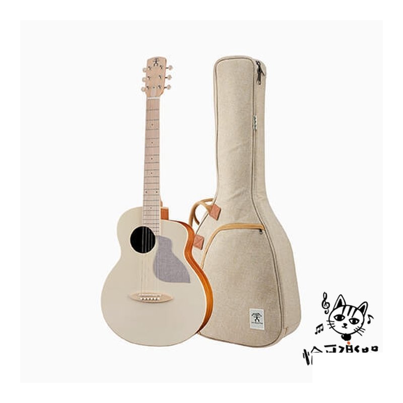 ♪ Your Music 愉耳樂器♪ aNueNue新款MC彩琴系列MC10-AME 36吋杏奶白面單民謠吉他接電款 aNueNue新款MC彩琴系列MC10-AME 36吋杏奶白面單民謠吉他接電款 — 三峽吉他 / Bass