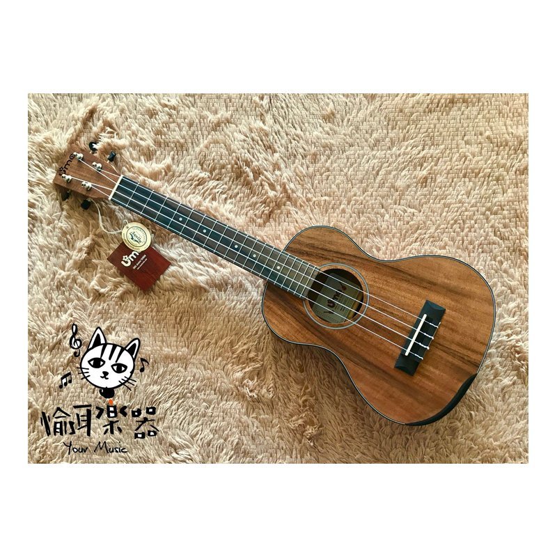 ♪ Your Music 愉耳樂器♪  UMA UK-BABY T 相思木 削角 特殊尺寸 25吋 烏克麗麗 附原廠厚袋 UMA UK-BABY T 相思木 削角 特殊尺寸 25吋 烏克麗麗 附原廠厚袋 — 三峽烏克麗麗