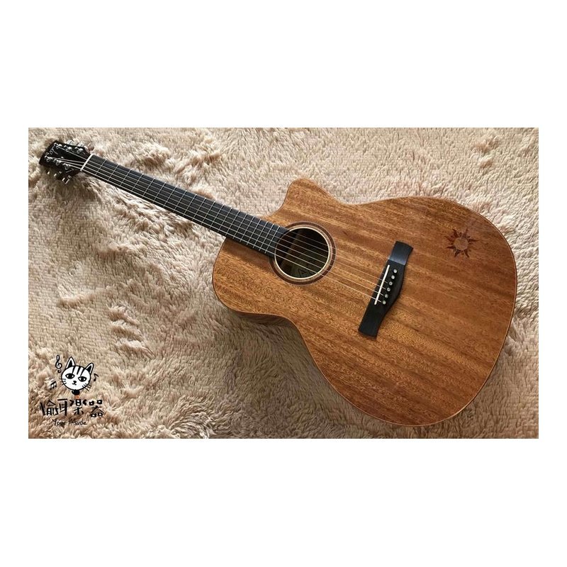 ♪ Your Music 愉耳樂器♪AYERS O-03CW 全單板非洲桃花心木 民謠吉他 搭載奧昇弦釘環 AYERS O-03CW 全單板非洲桃花心木 民謠吉他 搭載奧昇弦釘環 — 三峽吉他 / Bass