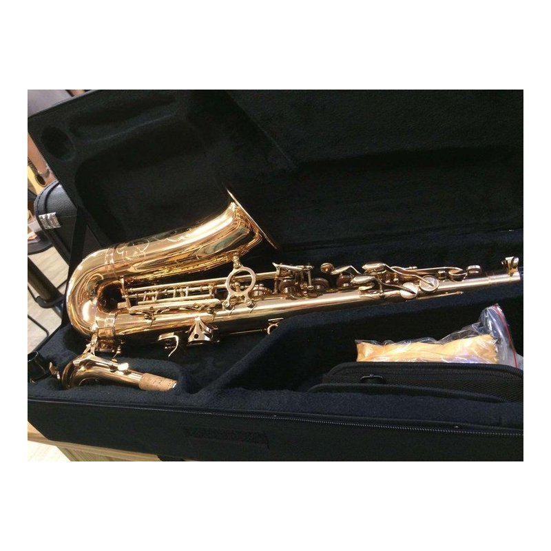 ♪ Your Music 愉耳樂器 ♪ Griffin's 中音薩克斯風(ALTO) BAS-03 鍍金加F鍵 貝殼按鍵 Griffin's 中音薩克斯風(ALTO) BAS-03 鍍金加F鍵 貝殼按鍵 — 三峽銅管 / 管樂