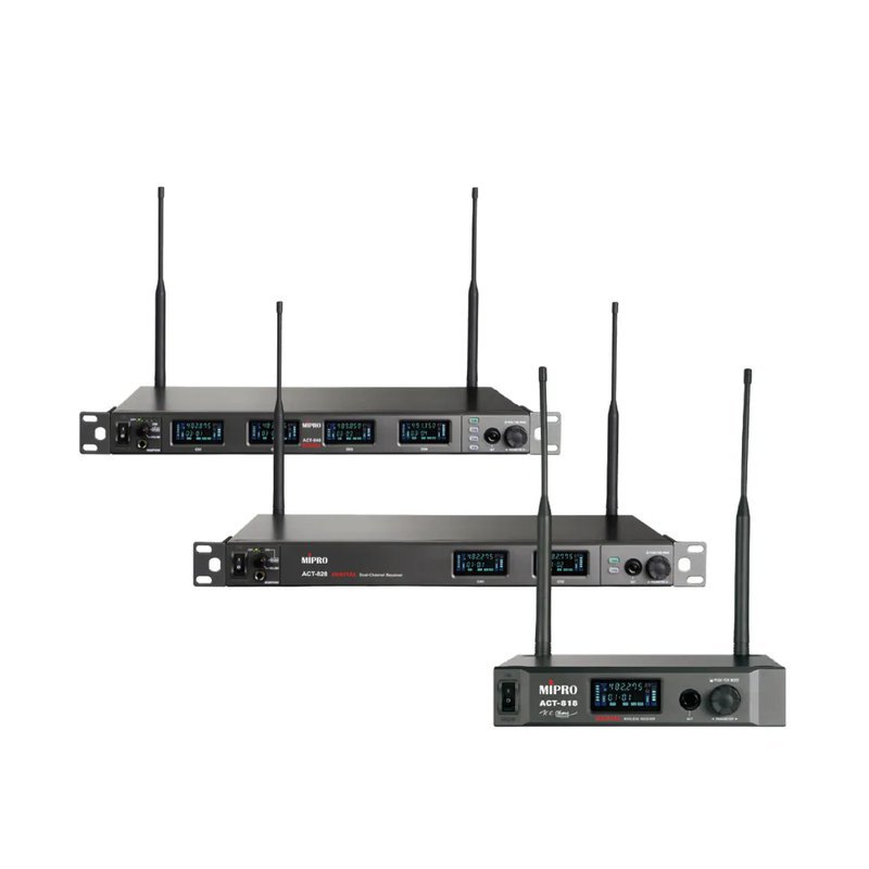 MIPRO Mipro / ACT-800系列 UHF 數位寬頻接收機 (DANTE) (ACT818/ACT828/ACT848) — 三峽配件 / 週邊