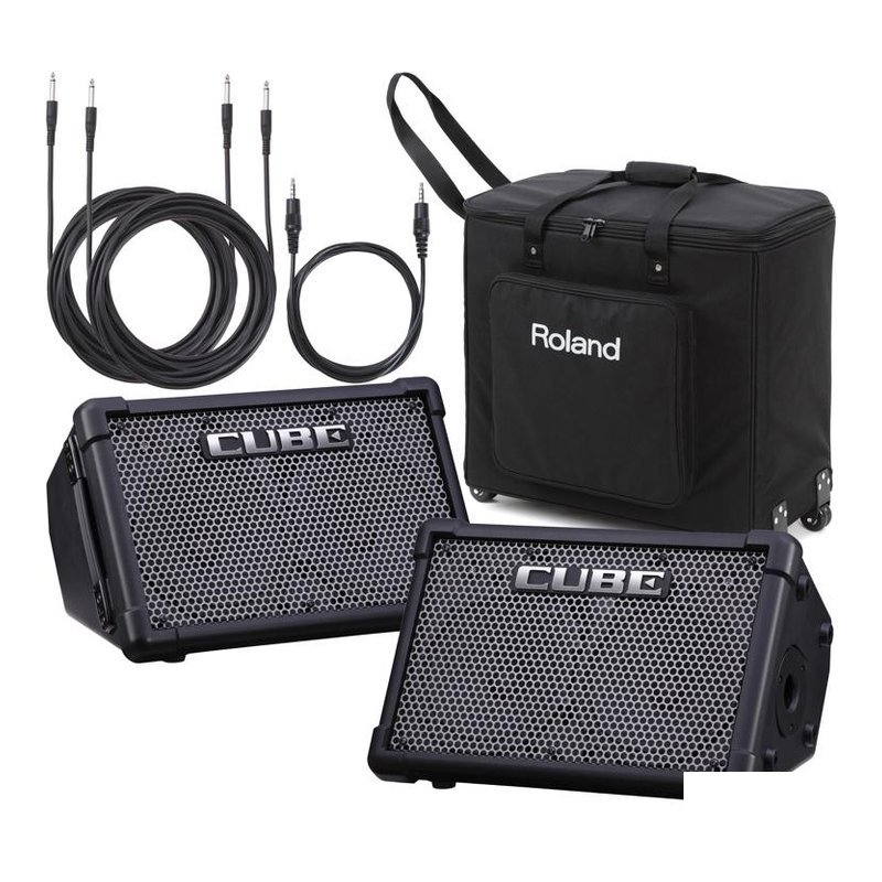 ♪ Your Music 愉耳樂器♪兩台套裝組Roland CUBE Street EX PA Pack 街頭藝人 兩台套裝組Roland CUBE Street EX PA Pack 街頭藝人 — 三峽錄音 / 音響