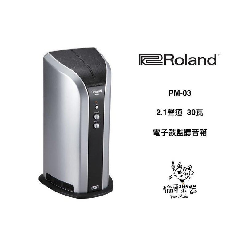 ♪ Your Music 愉耳樂器♪ Roland PM-03 30瓦電子鼓監聽音箱 Roland PM-03 30瓦電子鼓監聽音箱 — 三峽吉他 / Bass