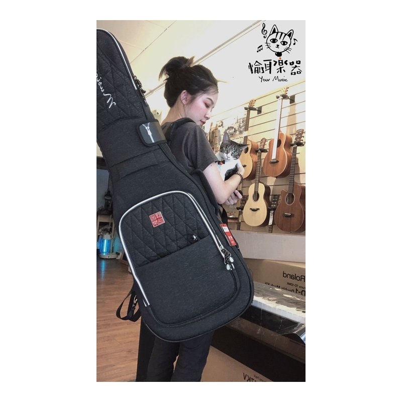 ♪ Your Music 愉耳樂器♪ 音樂驛站 唐30系列 電吉他專用袋 琴袋 背袋超厚防護 高級琴袋 航空運送 音樂驛站 唐30系列 電吉他專用袋 琴袋 背袋超厚防護 高級琴袋 航空運送 — 三峽吉他 / Bass