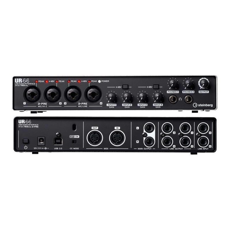 ♪ Your Music 愉耳樂器♪YAMAHA Steinberg UR44 電腦錄音介面(預購) YAMAHA Steinberg UR44 電腦錄音介面(預購) — 三峽錄音 / 音響