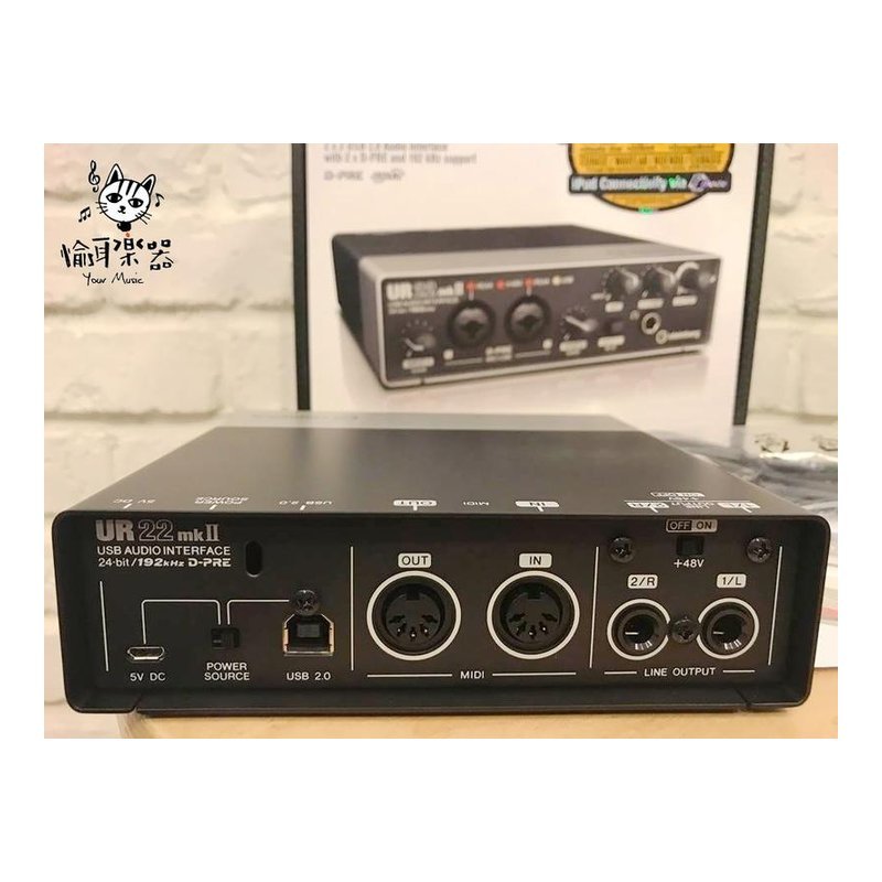 ♪ Your Music 愉耳樂器♪ YAMAHA Steinberg UR22 MKII USB 電腦錄音介面(預購) YAMAHA Steinberg UR22 MKII USB 電腦錄音介面(預購) — 三峽錄音 / 音響