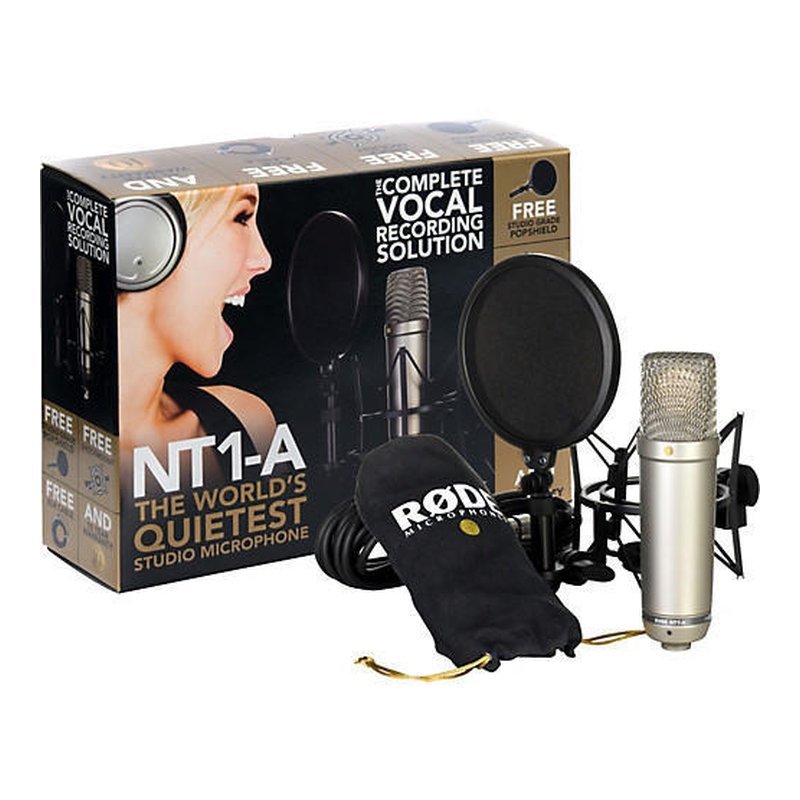 ♪ Your Music 愉耳樂器♪ 原廠公司貨保固 澳洲名廠 RODE NT1-A 電容式麥克風 套裝組(預購) 原廠公司貨保固 澳洲名廠 RODE NT1-A 電容式麥克風 套裝組(預購) — 三峽吉他 / Bass
