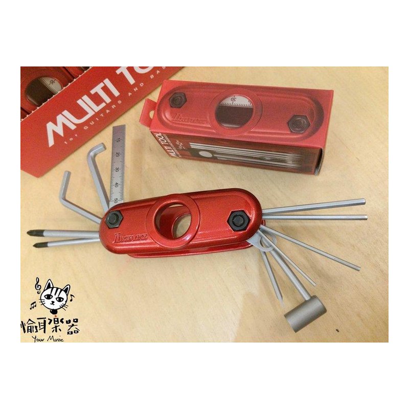 ♪Your Music 愉耳樂器♪原廠 Ibanez 吉他工具組 MTZ11 內外六角板手&amp;螺絲板手&amp;尺規 原廠 Ibanez 吉他工具組 MTZ11 內外六角板手&螺絲板手&尺規 — 三峽吉他 / Bass