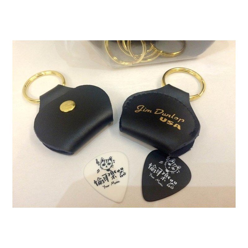 ♪Your Music 愉耳樂器♪ Dunlop 彈片 Pick 夾收藏鑰匙圈Pick 收納的好幫手金色款 Dunlop 彈片 Pick 夾收藏鑰匙圈Pick 收納的好幫手金色款 — 三峽配件 / 週邊