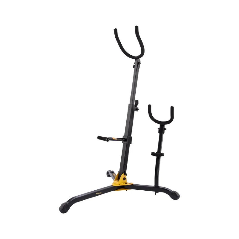 Hercules Hercules / DS536B 上低音薩克斯風 中音/次中音薩克斯風 二合一架 — 三峽木管樂器