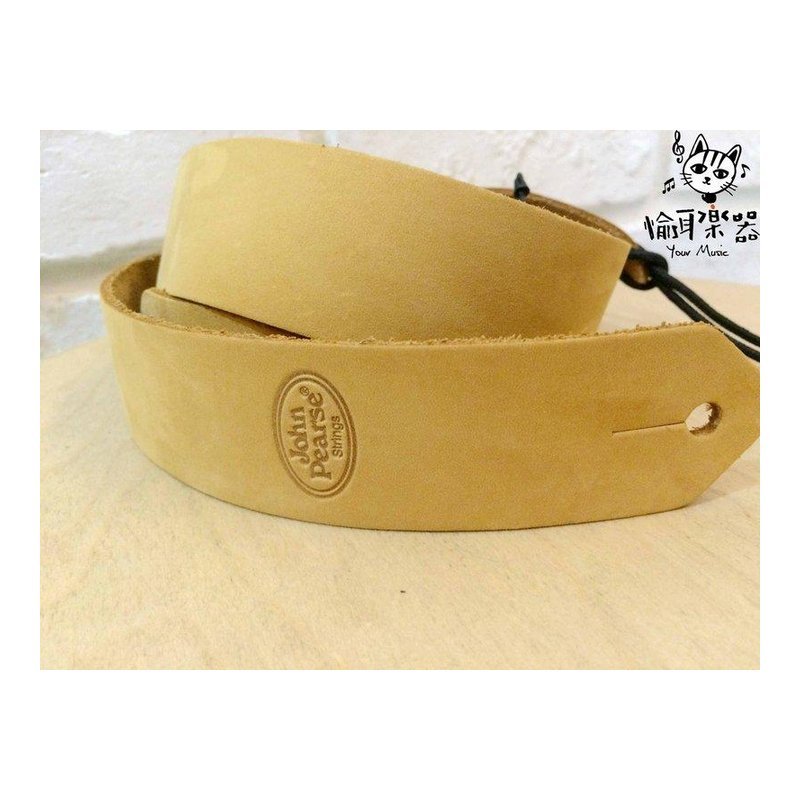 ♪ Your Music 愉耳樂器♪ John Pearse 真皮肩帶 Skinny系列 米色 麂皮吉他烏克麗麗 John Pearse 真皮肩帶 Skinny系列 米色 麂皮吉他烏克麗麗 — 三峽烏克麗麗