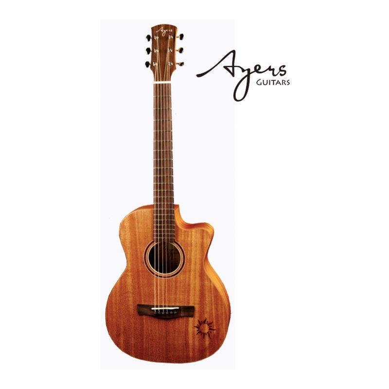 ♪ Your Music 愉耳樂器♪AYERS PREMIUM SERIES 03 單板非洲桃花心木 民謠吉他 平光漆 AYERS PREMIUM SERIES 03 單板非洲桃花心木 民謠吉他 平光漆 — 三峽吉他 / Bass