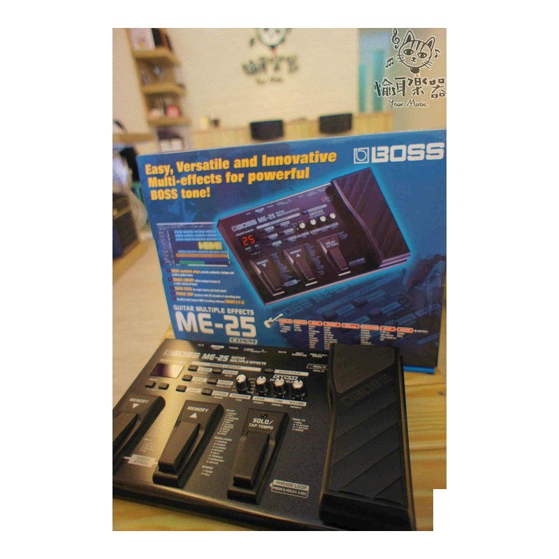 ♪ Your Music 愉耳樂器 ♪ Boss ME-25 吉他綜合效果器 Boss ME-25 吉他綜合效果器 — 三峽吉他 / Bass