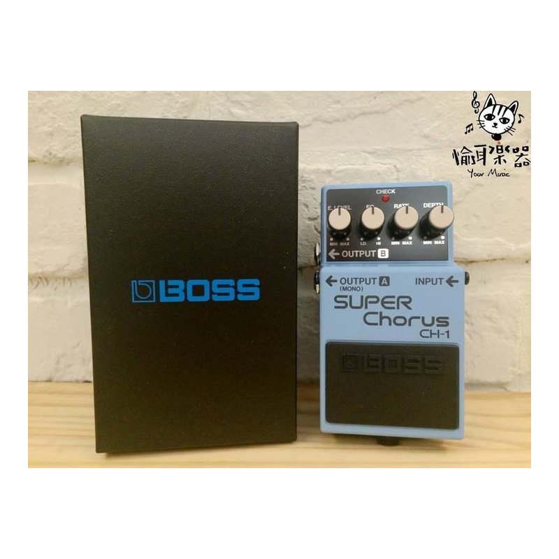 ♪ Your Music 愉耳樂器♪BOSS CH-1 Super Chorus 超級 和聲 效果器 CH1 BOSS CH-1 Super Chorus 超級 和聲 效果器 CH1 — 三峽吉他 / Bass
