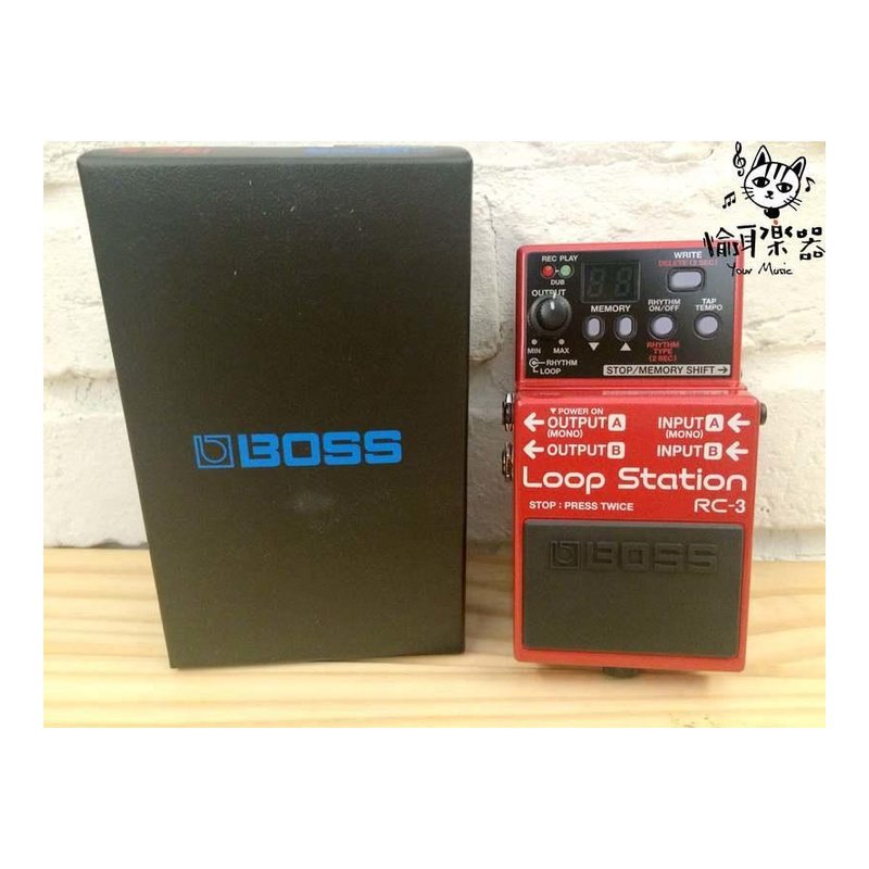 ♪ Your Music 愉耳樂器♪ BOSS RC-3 Loop Station 樂句循環工作站 效果器 RC3 BOSS RC-3 Loop Station 樂句循環工作站 效果器 RC3 — 三峽效果器