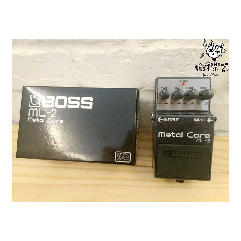 ♪ Your Music 愉耳樂器♪ BOSS ML-2 Metal Core 破音 效果器 ML2 BOSS ML-2 Metal Core 破音 效果器 ML2 — 三峽吉他 / Bass