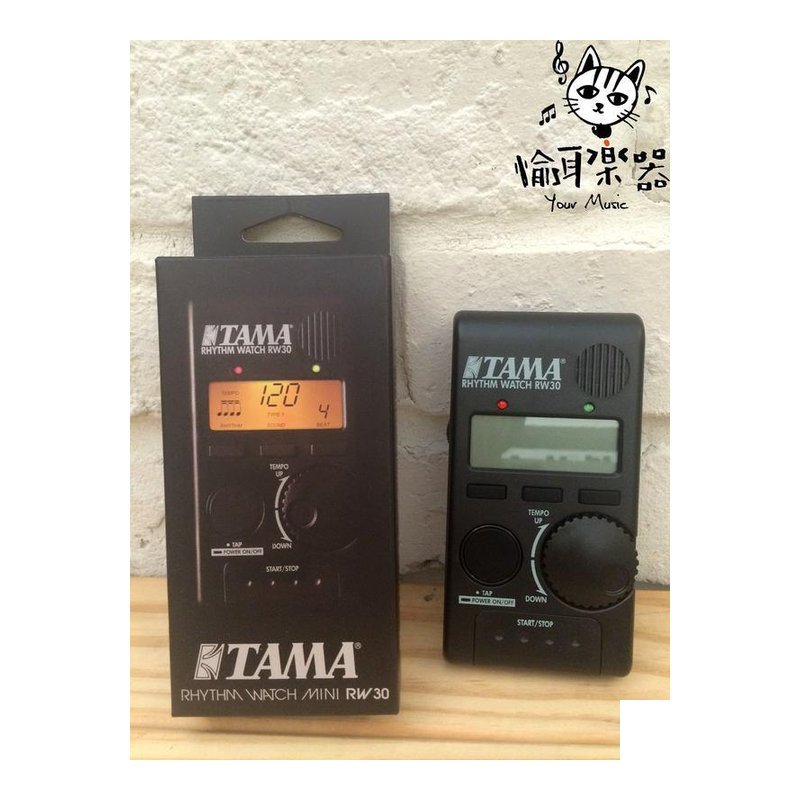 ♪ Your Music 愉耳樂器♪ 現貨 鼓手 TAMA RHYTHM WATCH MINI RW30 節拍器RW-30 現貨 鼓手 TAMA RHYTHM WATCH MINI RW30 節拍器RW-30 — 三峽鼓 / 打擊