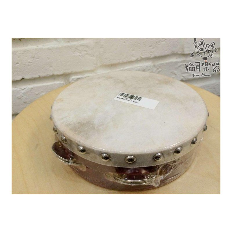 ♪ Your Music 愉耳樂器♪CADESON凱德森台製鈴鼓TO11-7 7吋鈴鼓單排牛皮紅色 CADESON凱德森台製鈴鼓TO11-7 7吋鈴鼓單排牛皮紅色 — 三峽鼓 / 打擊