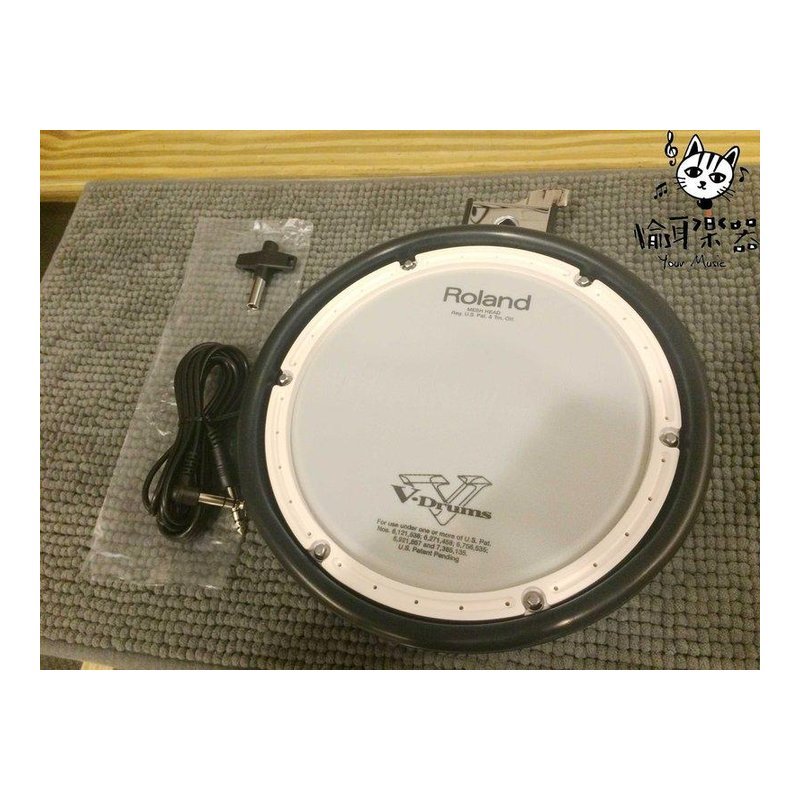♪ Your Music 愉耳樂器♪Roland PDX-8 網狀打擊鼓/板 TD-4KP小鼓升級(可打鼓邊)擴充V-d Roland PDX-8 網狀打擊鼓/板 TD-4KP小鼓升級(可打鼓邊)擴充V-d — 三峽鼓 / 打擊