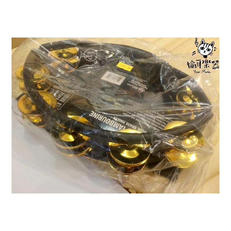 ♪Your Music 愉耳樂器♪免運LP Percussion LP170 鈴鼓黃銅10吋 台灣製 LP-170 免運LP Percussion LP170 鈴鼓黃銅10吋 台灣製 LP-170 — 三峽鼓 / 打擊