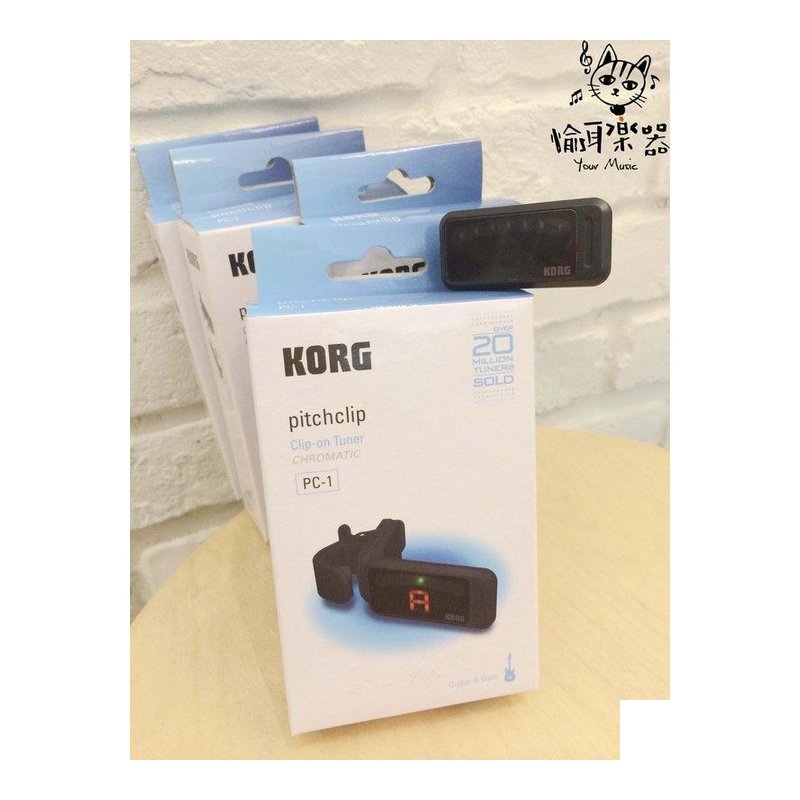 ♪ Your Music 愉耳樂器 ♪ 公司貨 KORG 夾式 調音器 PC-1 PC1 吉他 貝斯 小提琴 公司貨 KORG 夾式 調音器 PC-1 PC1 吉他 貝斯 小提琴 — 三峽弦樂器