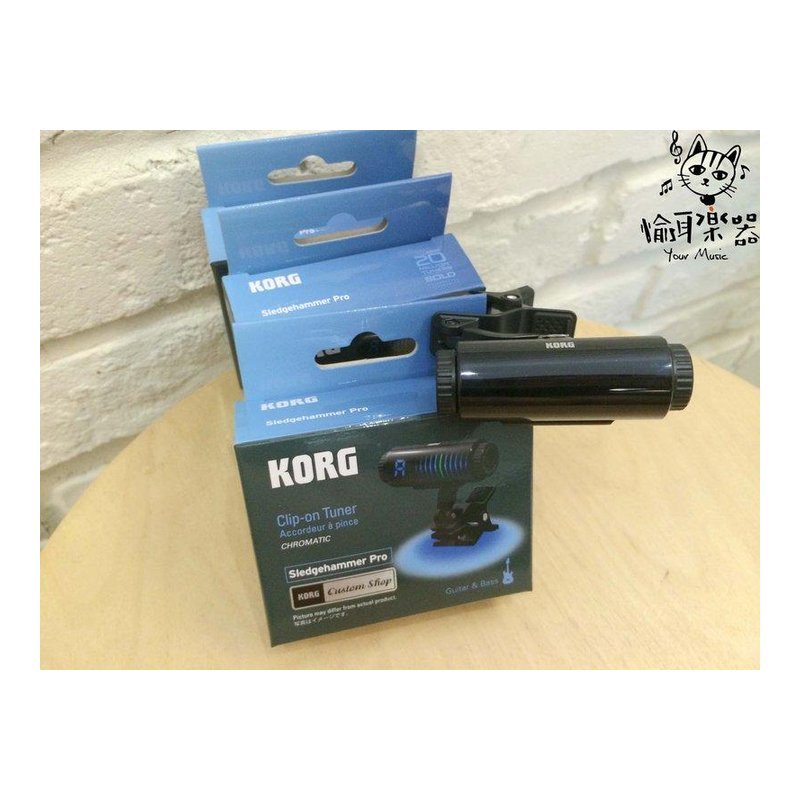♪ Your Music 愉耳樂器 ♪ Korg sledgehammer Pro夾式調音器 3D 視覺儀表吉他5弦貝斯 Korg sledgehammer Pro夾式調音器 3D 視覺儀表吉他5弦貝斯 — 三峽吉他 / Bass