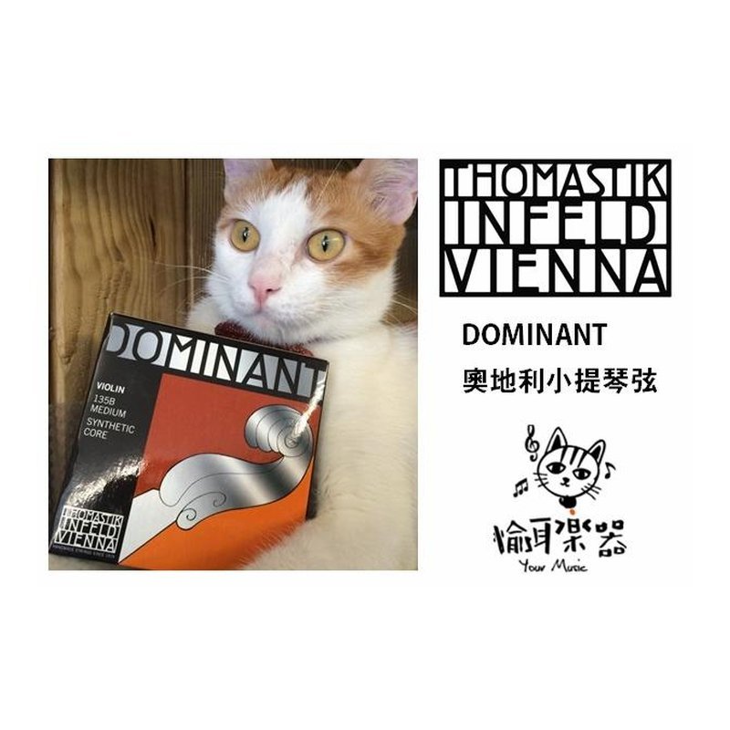 ♪ Your Music 愉耳樂器♪奧地利 DOMINANT 135b 專業用 小提琴弦 套弦 4/4 -1/4 奧地利 DOMINANT 135b 專業用 小提琴弦 套弦 4/4 -1/4 — 三峽弦樂器