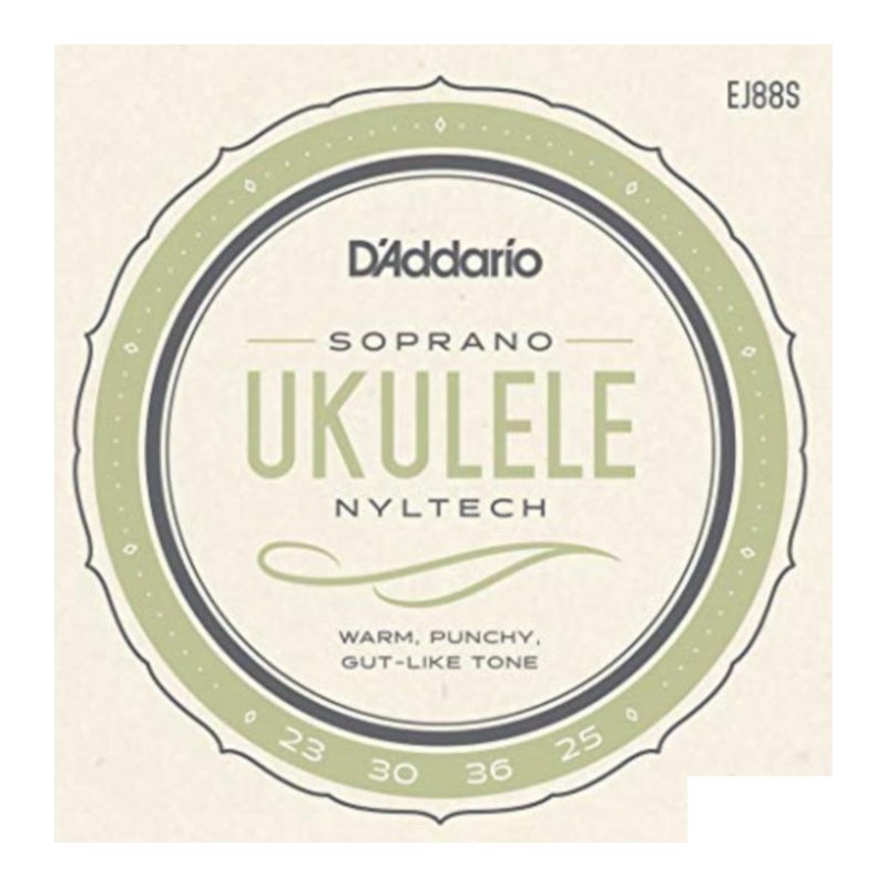 ♪ Your Music 愉耳樂器 ♪ D'Addario  EJ88S Soprano 21吋烏克麗麗弦 D'Addario EJ88S Soprano 21吋烏克麗麗弦 — 三峽烏克麗麗