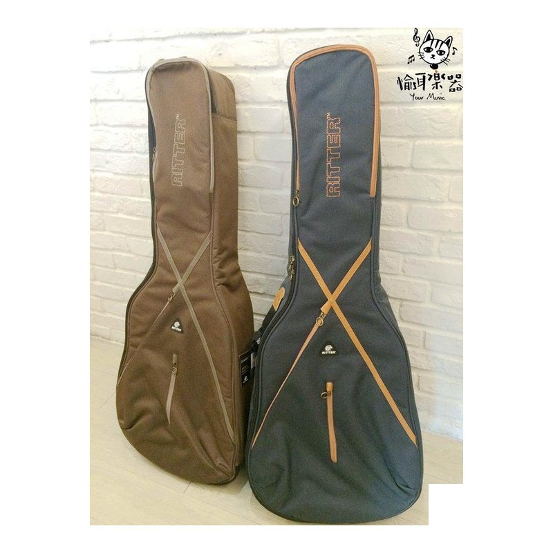 ♪ Your Music 愉耳樂器 ♪ 民謠吉他袋 RITTER RGS7D BDT 卡其色/灰色 D桶可用 民謠吉他袋 RITTER RGS7D BDT 卡其色/灰色 D桶可用 — 三峽吉他 / Bass