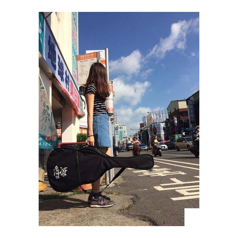 ♪ YOUR MUSIC 愉耳樂器 ♪台製 民謠 木 吉他袋 加厚 貓咪 台製 民謠 木 吉他袋 加厚 貓咪 — 三峽吉他 / Bass