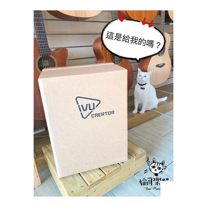 ♪ Your Music 愉耳樂器 ♪ 紙箱鼓 IVU Creator Carton Cajon 紙箱鼓 木箱鼓 紙箱鼓 IVU Creator Carton Cajon 紙箱鼓 木箱鼓 — 三峽鼓 / 打擊