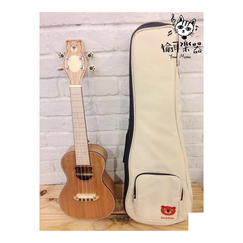 ♪ Your Music 愉耳樂器 ♪Bearlele 熊 造型烏克麗麗 23吋 concert附原廠熊造型琴袋 Bearlele 熊 造型烏克麗麗 23吋 concert附原廠熊造型琴袋 — 三峽烏克麗麗