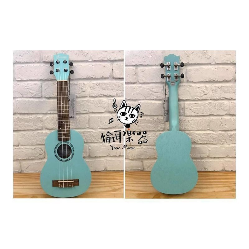 ♪ Your Music 愉耳樂器 ♪ UK-210粉藍色 21吋彩色烏克麗麗手刷漆 新手 入門 附袋 UK-210粉藍色 21吋彩色烏克麗麗手刷漆 新手 入門 附袋 — 三峽烏克麗麗