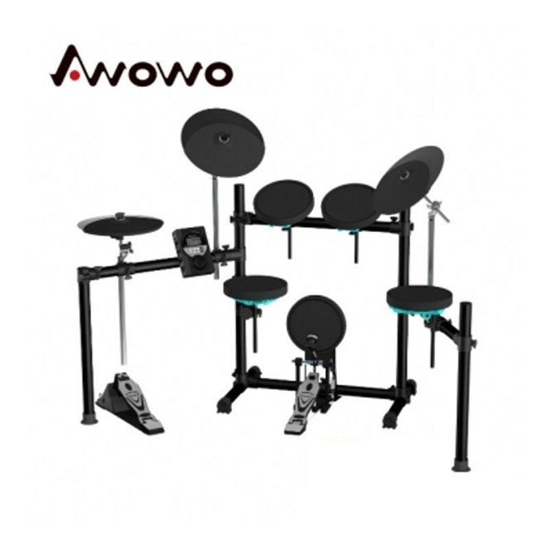 ♪ Your Music 愉耳樂器 ♪(免運)台製原廠公司貨Awowo AK-1 電子鼓 小資首選 CP值高 贈配件 (免運)台製原廠公司貨Awowo AK-1 電子鼓 小資首選 CP值高 贈配件 — 三峽鼓 / 打擊