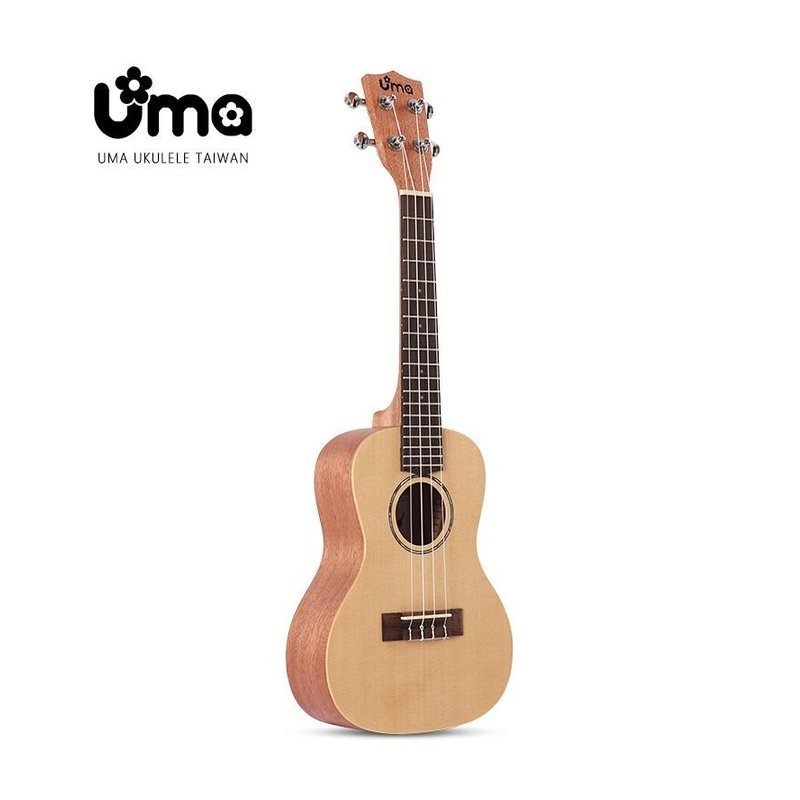 ♪ Your Music 愉耳樂器♪Uma UK-06SC 23吋 面單 烏克麗麗 雲杉 附原廠黑色雙肩琴袋 Uma UK-06SC 23吋 面單 烏克麗麗 雲杉 附原廠黑色雙肩琴袋 — 三峽烏克麗麗