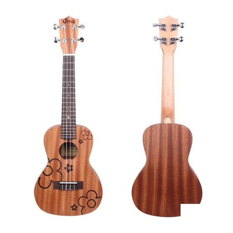 ♪ Your Music 愉耳樂器♪Uma UKFL-03SC 雷雕小花23吋 桃花心 單板 烏克 贈原廠黑色雙肩琴袋 Uma UKFL-03SC 雷雕小花23吋 桃花心 單板 烏克 贈原廠黑色雙肩琴袋 — 三峽配件 / 週邊