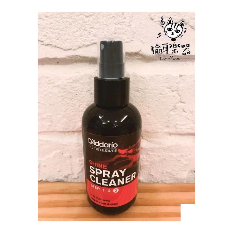 D'Addario DADDARIO D'Addario SPRAY Cleaner PL-03亮光清潔液 — 三峽效果器